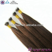 Qingdao Haiyi Hair Products Häutchen ausgerichtet russische Remy Haarverlängerung Nano-Ring-Erweiterung.